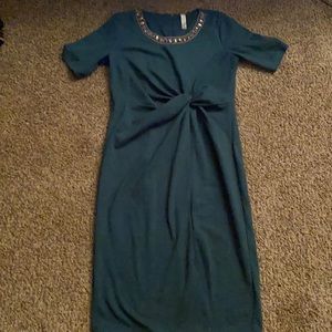 PerSeption Concept forest green dress